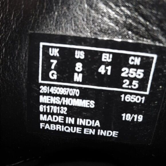 Bostonian Men's Ankle Boot size US 8M Black Leather - Picture 9 of 11